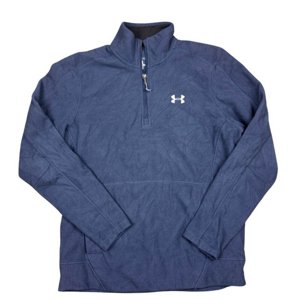 Under Armour navy blue quarter-zip pullover